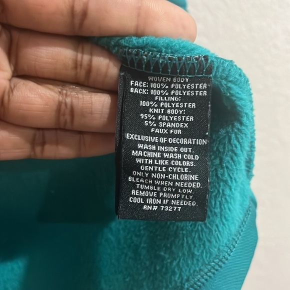 FILA SPORT Women’s Jacket Quilted Activewear Green Sz XL Teal Women's Jacket - Picture 4 of 9